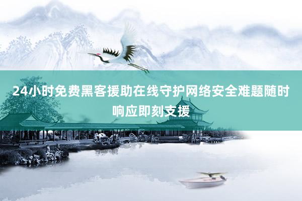 24小时免费黑客援助在线守护网络安全难题随时响应即刻支援